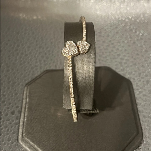 Kate Spade Gold, Rose and Silver Bow and Heart Bracelet Trio - Picture 6 of 10